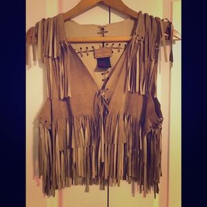 Ralph Lauren Boho Vest with fringe